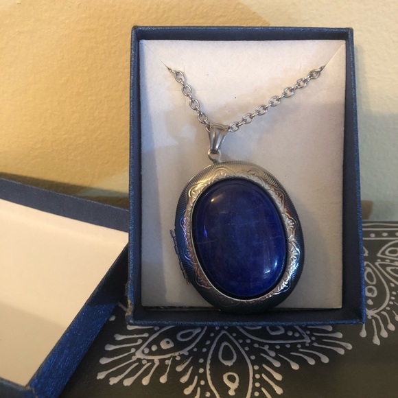 Blue stone matching set - Picture 4 of 9